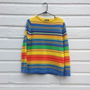 Lauren Ralph Lauren 100% cotton rainbow sweater